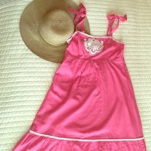 Pink ruffled lace Lilly Pulitzer size 4